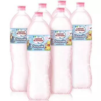 Питьевая вода детская Святой Источник 1,5л пл/б