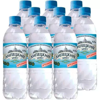 Питьевая вода Липецкий бювет 0,5л н/газ пл/б