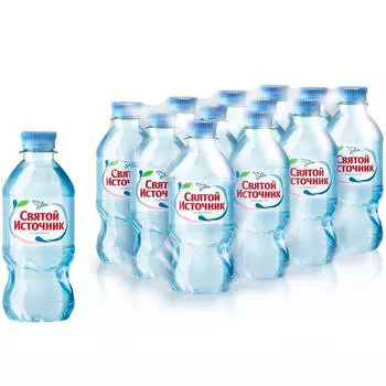 Питьевая вода Святой Источник 0,33л негаз пл/б