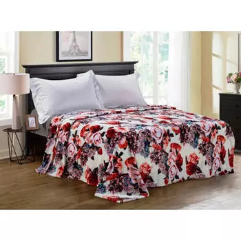 Плед 200*220см ДомВелл фланель