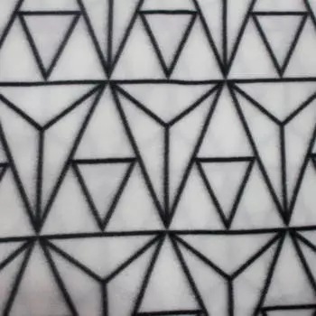 Плед флис Vector Belezza белый 130*170 см геометрия