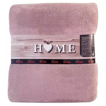 Плед микрофибра Plain 051 200*220 пыльная роза