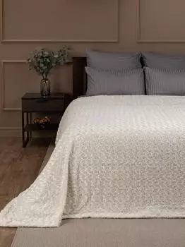 Плед мягкий мех buenas noches 220*240 молочный арт.13120