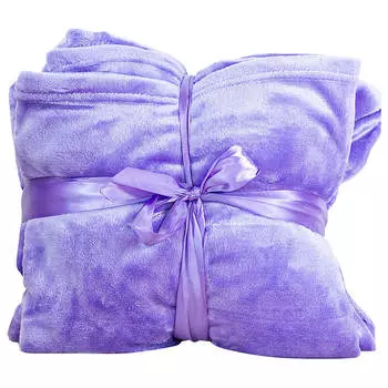 Плед Save&amp;Soft фиолетовый 150*200см Покрывало sf008
