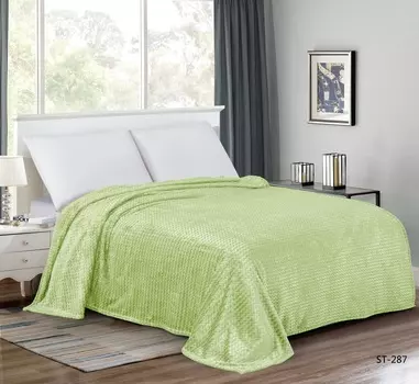 Плед велсофт жаккард 1.5 сп чемодан st-287