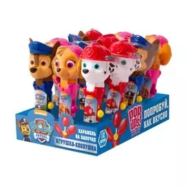 По пэтрол игрушка-хлопушка с карамелью на палочке 10 г сладкая сказка