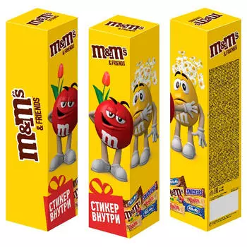 Подарочный набор кондитерских изделий 100г туба Mars