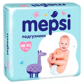 Подгузники Mepsi 90шт nb -6кг