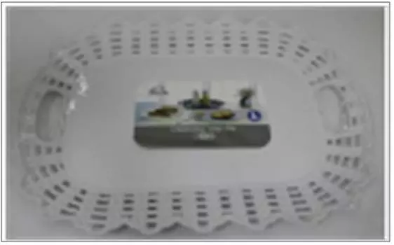 Поднос 47*36,5см абсолют хоум прямоугольный белый 1505