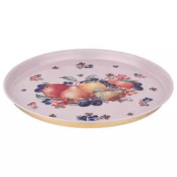 Поднос сервировочный 33,*2,1см Agness фрукты 898-050