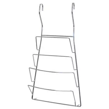 Подставка для крышек Мультидом 20*37см навесная на рейлинг an52-132