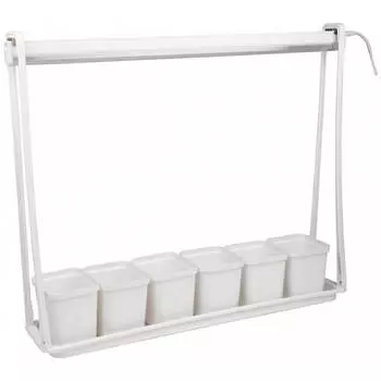 Подставка для светильника пластиковая Uniel ULI-p 57см+6 кашпо мраморная