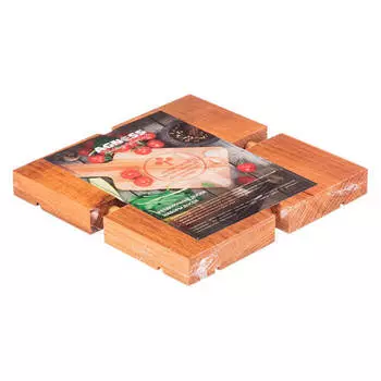 Подставка п/горяее 16*16*1.8 см агнесс квадратики 430-141