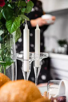 Набор подсвечников 2шт Pasabahce басик 17см