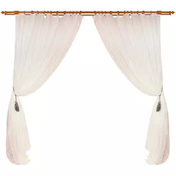 Тюль матовая Malaga 290*260 белый 6115941