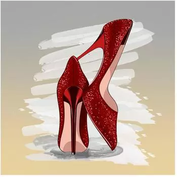 Подушка интерьерная туфелька