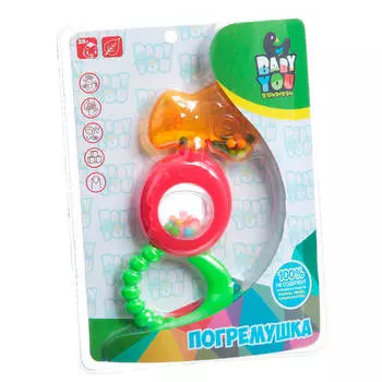 Погремушка-прорезыватель бондибон ms0011 вв1485