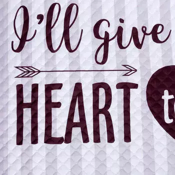 Покрывало этель 2 сп Моё сердце 180*220см