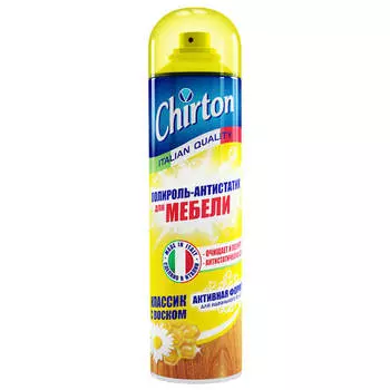 Полироль-антистатик чиртон 500мл д/мебели