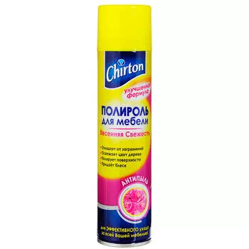 Полироль для мебели Chirton 300мл весенняя свежесть
