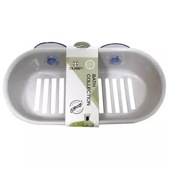 Полка 23*10,5*5см Absolut Home присоски белый 1553