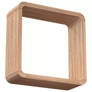 Полка Qwerty Oslo 27*27*10см деревянная