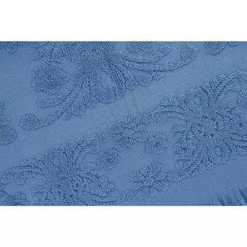 Полотенце Arya 30*50см изабель Soft бахрома голубой