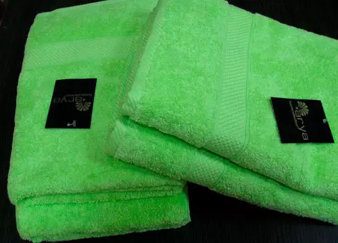 Полотенце Arya 50*90см миранда однотонное зеленый