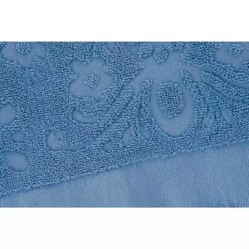 Полотенце Arya 70*140см изабель Soft бахрома голубой