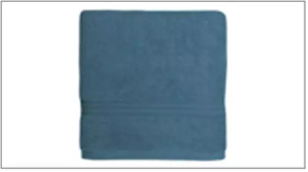 Полотенце банное 30*50 бонита классик махровое дымчато-голубое