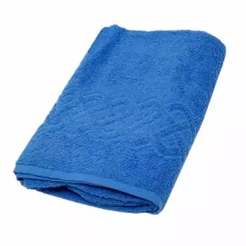 Полотенце дм 100*150см плэйт синий