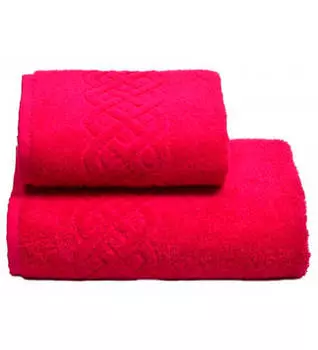 Полотенце дм 70*130см плейт красный пл-3501-01933