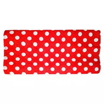 Полотенце кухонное белезза 35*62см горошек красный 6120886
