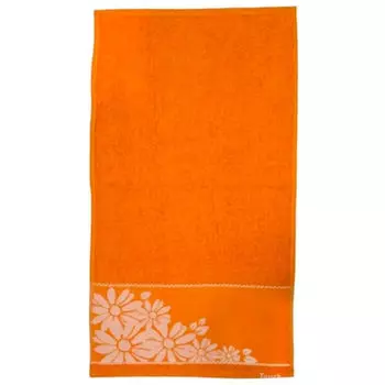 Полотенце махровое 30*60 ромашки на хангере