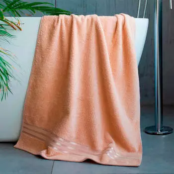 Полотенце махровое 70 х130 см хелена бежевый