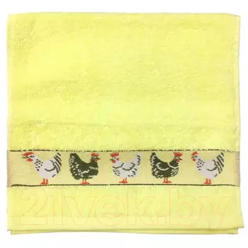 Полотенце махровое курочки 024 30 х60