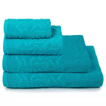 Полотенце махровое Радуга 30*70 бирюзово-голубой