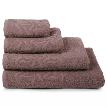 Полотенце махровое Радуга 30*70 светлый серо-бежевый