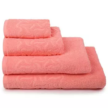 Полотенце махровое Радуга 70*130 персиковый