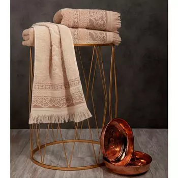 Полотенце махровое с бахромой 50х90 см биатрис