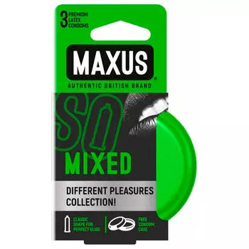 Презервативы MAXUS 3шт микс