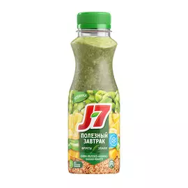 Продукт питьевой с мякотью j7 0,3 л яблоко банан ананас манго киви пэт