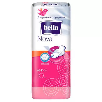 Прокладки Bella 10шт нова софт белая линия