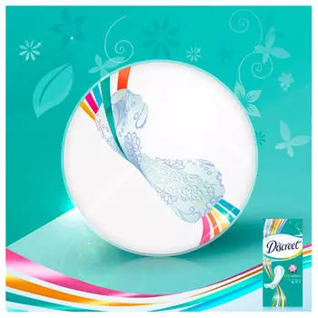 Прокладки ежедневные Discreet 100шт део водная Лилия