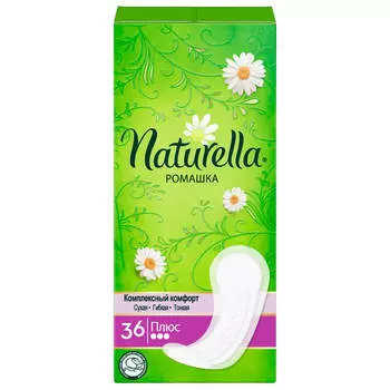 Прокладки ежедневные Naturella 36 шт плюс ромашка