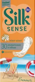Прокладки ежедневные ола 30 шт силк сэнсэ лайт иланг-иланг
