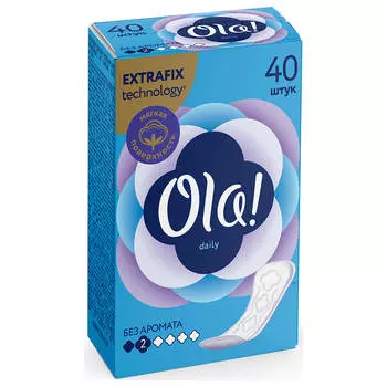 Прокладки ежедневные Ola 40 шт дейли