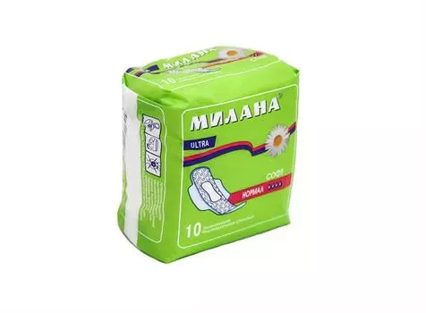 Прокладки Милана 10 шт ультра софт нормал
