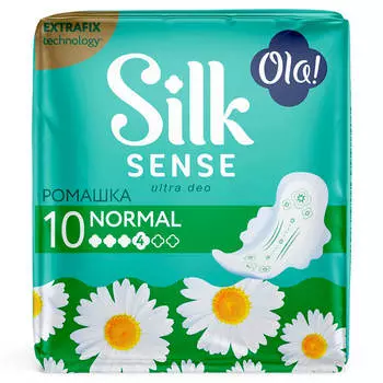 Прокладки Ola 10шт ультратонкие нормал солнечная ромашка