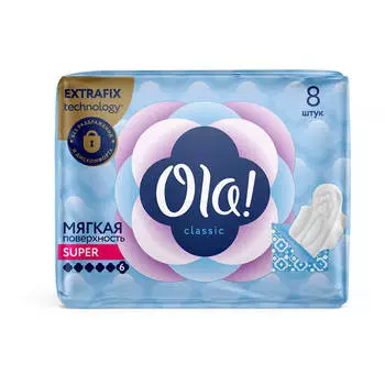 Прокладки Ola! Classic Super 8шт